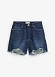 Jeans short high waist, low stretch, bonprix