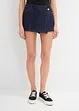 Spijker broekrok in wikkellook, mid waist, bonprix