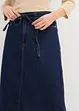 Midi spijkerrok mid waist, superzacht, bonprix