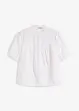 Mousseline blouse met korte mouwen, bonprix