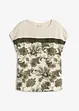 Shirt met een rand van kant en een paisley motief, bonprix