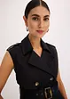 Trench jurk met riem (2-dlg. set), bonprix