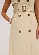 Trench jurk met riem (2-dlg. set), bonprix