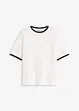 Shirt met kanten rand, bonprix