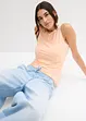 Top van zachte viscose (set van 2), bonprix