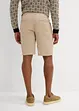 Chino bermuda regular fit met linnen, bonprix