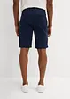 Stretch bermuda regular fit met bandplooien, bonprix