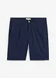 Stretch bermuda regular fit met bandplooien, bonprix