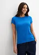 T-shirt van gestructureerde crêpe, bonprix