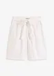 Twill short met ceintuur, bonprix