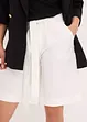 Twill short met ceintuur, bonprix