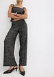 Jersey-crèpe broek, bonprix
