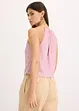 Cropped top in metallic look, bonprix
