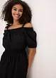 Off shoulder jurk van biologisch katoen, bonprix
