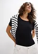 T-shirt van soepele viscose (set van 2), bonprix