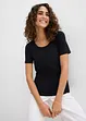 T-shirt van soepele viscose (set van 2), bonprix