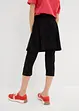 Capri legging met geïntegreerde rok, bonprix