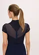 Maxi jurk met kant en mesh, bonprix