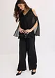 Jumpsuit met overlay en strasversiering, bonprix