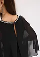 Jumpsuit met overlay en strasversiering, bonprix