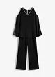 Jumpsuit met overlay en strasversiering, bonprix