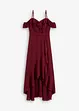 Carmen jurk met volants, bonprix