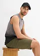 Muscle shirt met kleurverloop van biologisch katoen, slim fit, bonprix
