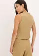 Gilet met linnen, bonprix
