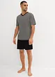 Shortama met V-hals, bonprix