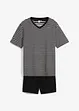 Shortama met V-hals, bonprix
