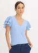 Shirt met volants, bonprix