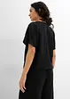 Oversized blouse met elastische zoom, bonprix