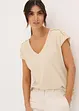 Shirt met gehaakte inzetstukken, bonprix