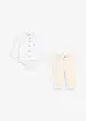 Body overhemd en chino (2-dlg. set) van puur katoen, bonprix