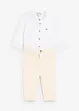 Body overhemd en chino (2-dlg. set) van puur katoen, bonprix