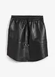 Leren rok van lamsnappa, bonprix