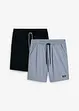 Sweat bermuda (set van 2), bonprix