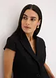 Blazer van katoen-satijn met korte mouwen, bonprix