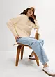 Oversized sweater van puur biologisch katoen, bonprix