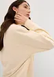 Oversized sweater van puur biologisch katoen, bonprix