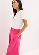 Bandplooibroek met riem (2-dlg. set), bonprix