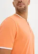 Henley shirt (set van 2), korte mouw, bonprix