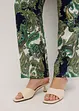 Gedessineerde broek van soepel visose, bonprix