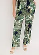 Gedessineerde broek van soepel visose, bonprix