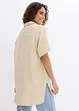 Lange mousseline overhemdblouse, bonprix