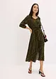 Midi jurk van soepele viscose, bonprix