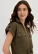 Cargo jurk met strikceintuur, bonprix