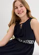 Chiffon jurk met pailletten, bonprix