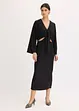 Midi jurk met cut-outs, bonprix