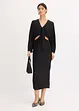 Midi jurk met cut-outs, bonprix